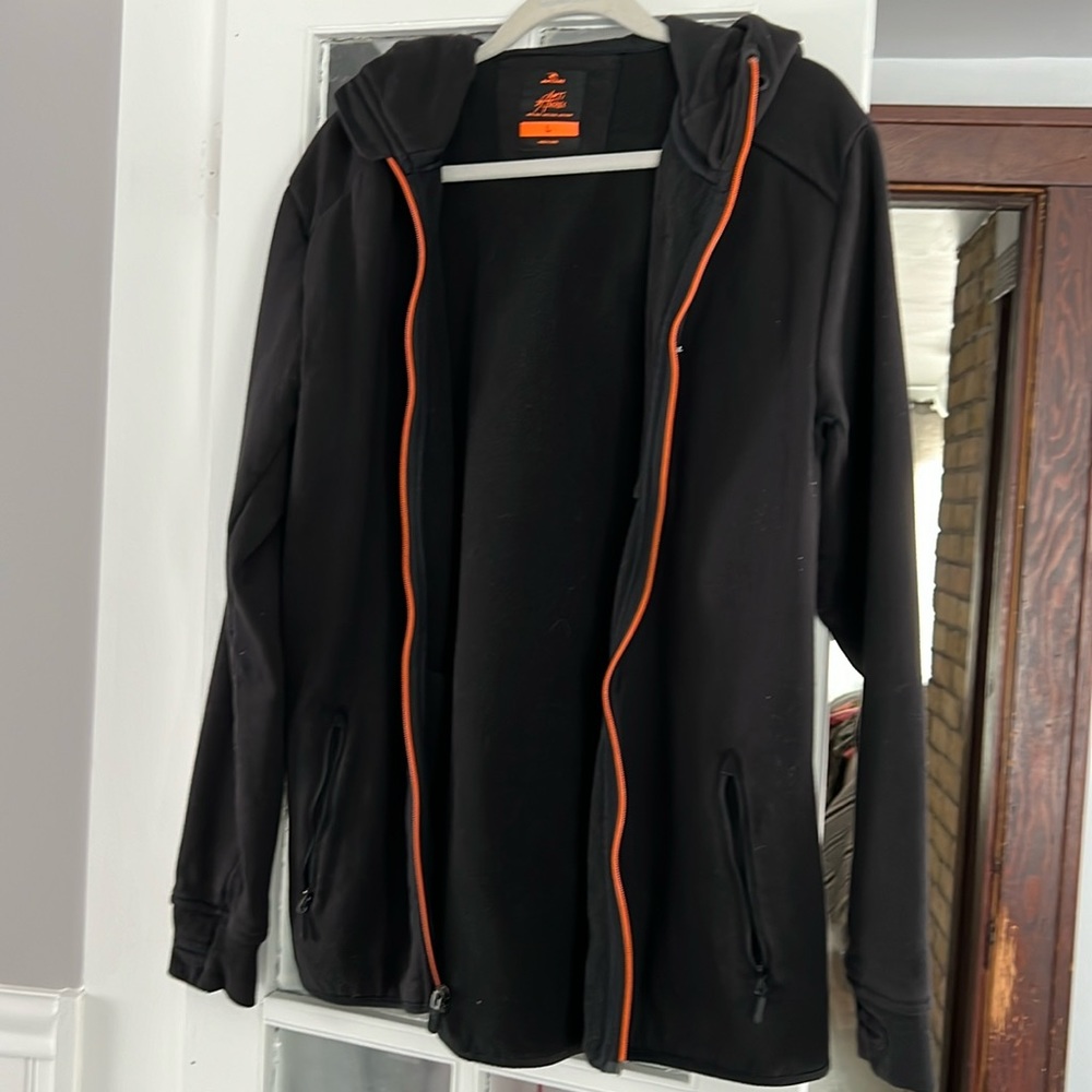 Rip Curl black hooded sweatshirt men’s Large